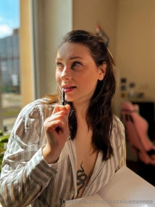 Pretending to write a to-do list but really thinking of ways to get