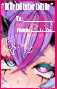 Should i sign these for chat tonight happy valentines day buggy vtuber