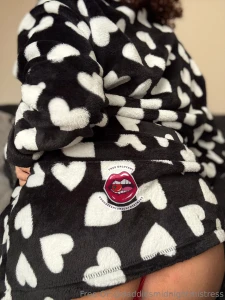 Pulled my robe up just enough for this red thong to peek out