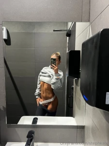 At gym because where else would i be