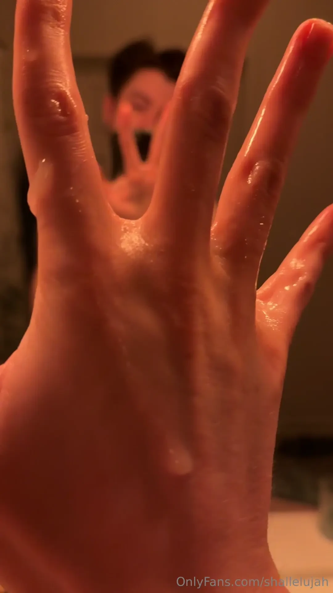 Would you please help me clean off my fingers 