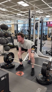 Deadlifting 215