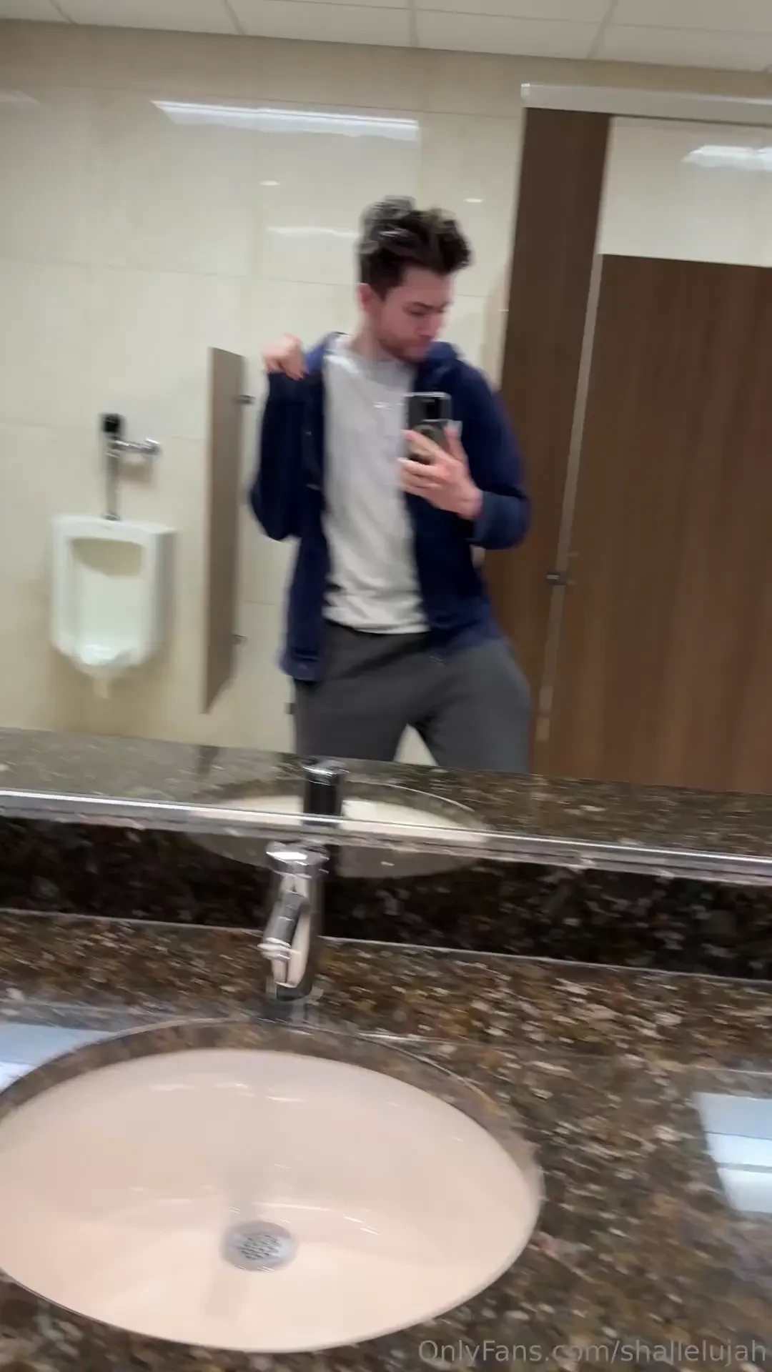 I present to you my silly lil dancing in the gym bathroom the whole 