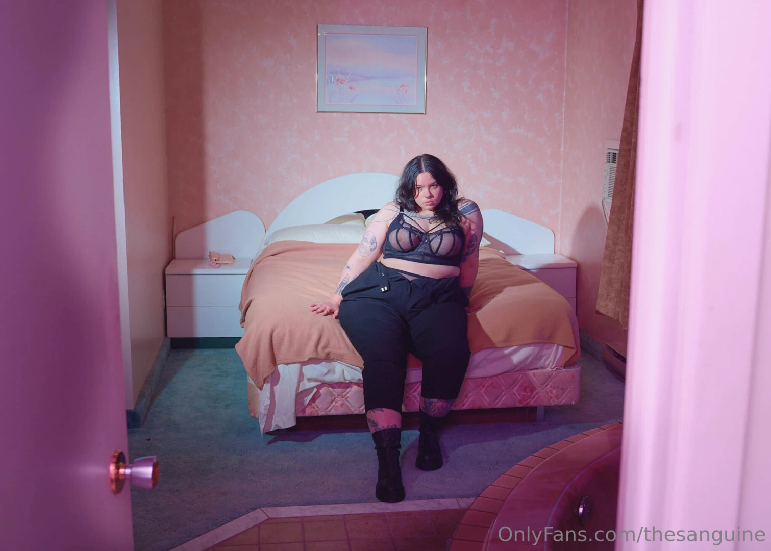 The opposite wall is one big mirror by the way just in case that part 1 