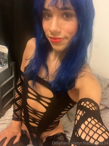 Now i m a blue haired slut part 5