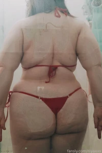 Pressing my curvaceous body against the shower glass in my favorite part 11