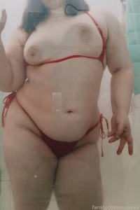 Pressing my curvaceous body against the shower glass in my favorite part 9