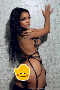 This wet look hits harder when you imagine how it feels