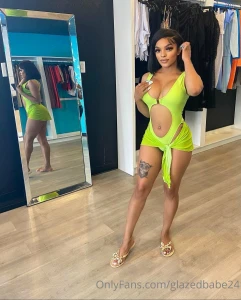 This beautiful dress should be on the floor you coming to help me take