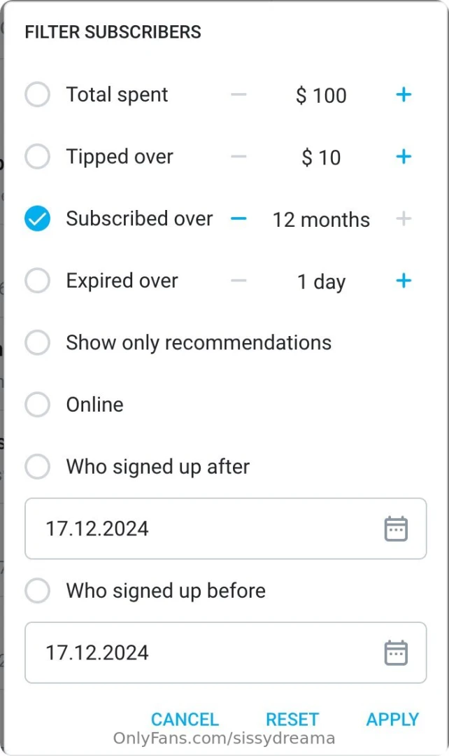 Loyal fan perks subscribe for more than 12 months before this weekend part 2 