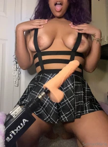 Ahh my tits are a bit swollen - but look i ve gotten my hands and