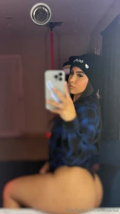 My eyes are up here sneaky