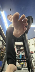 My sweaty feet after work part 5