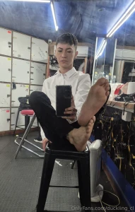 My sweaty feet after work part 6