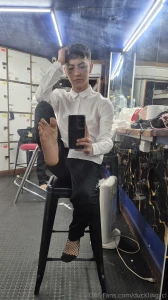 My sweaty feet after work part 7