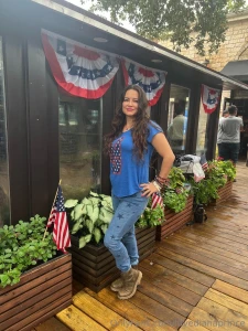 Red white and a little bit wild i m feeling myself today festive fit