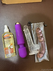 Omg my bf just got me some toys join my live tonight this my first