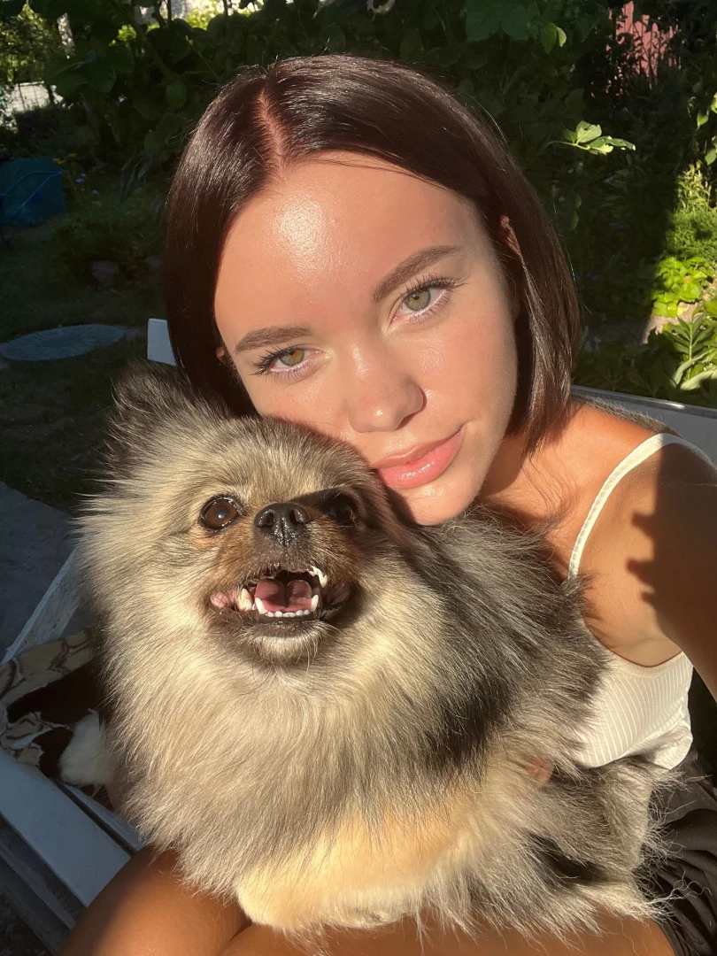 Sunny days are made for walks with my dog no idea why but every time 