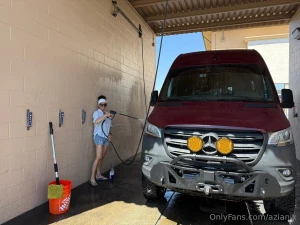 Car wash saturday morning my van arrives dirty and leaves clean i
