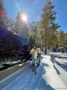 Found some snow to play in part 1