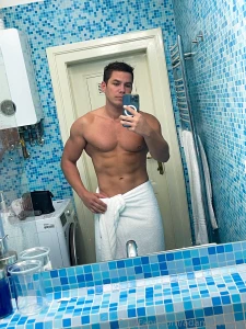 Wrapped in this towel but nothing s really covered wanna see what s