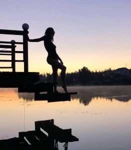 The sunset today was like a touch - warm soft as if the world had part 1