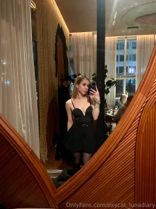 Outfit for celebrating my friend s birthday as usual i m in black heh