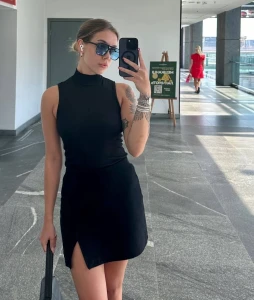 Little black dress for sexy mood and good luck