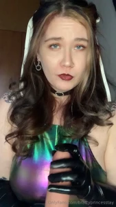 Mommy wants to use her new gloves on you - since you re so far i ll