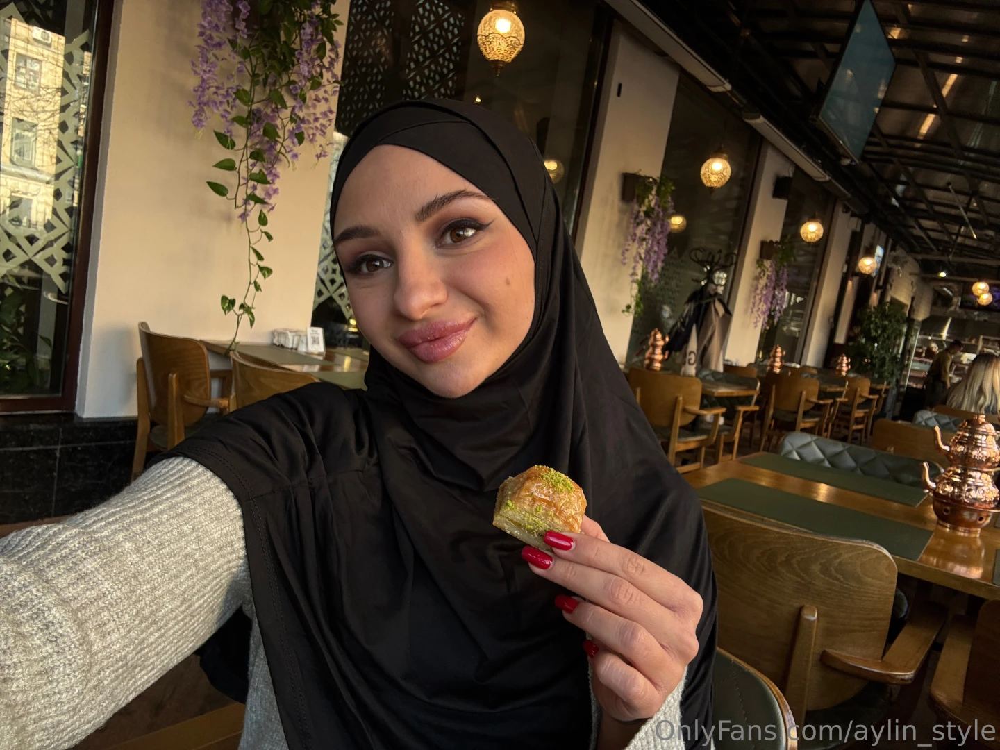 What could be better than warm tea a piece of delicate baklava and the 