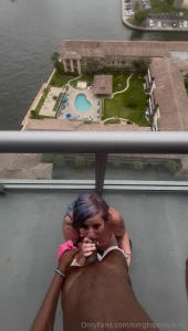 I fucked this hot bbc lover in miami giving her a warm welcome to the