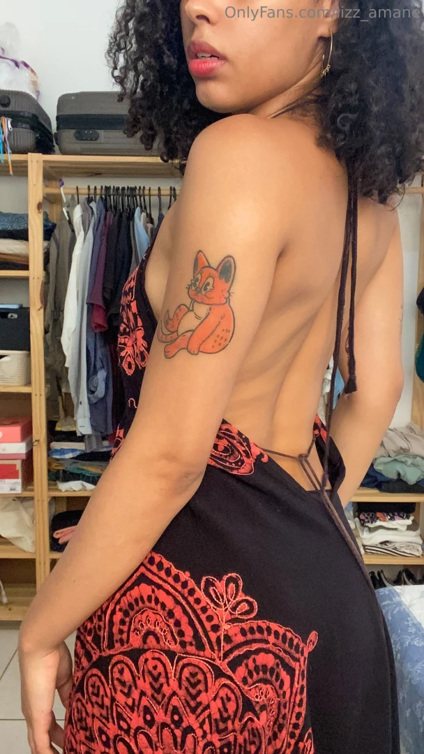 I love feeling like a flower and the backless neckline 