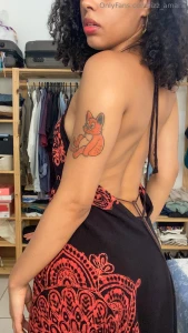 I love feeling like a flower and the backless neckline