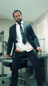 Premium solo video - lenght 8 47 min title cum with your boss imagine