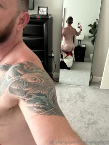 Me pushing out two loads from one hung latino jrromero and the other