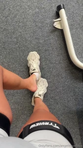 Get too sweaty again would u prefer licking or sniffing