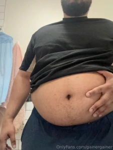 Woke up bloated cause i ate a whole chicken before bed