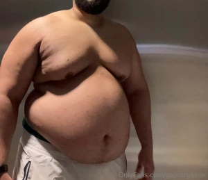 Belly check before my workout part 1