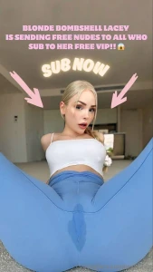 Https onlyfans com laceymiller c158 blonde bombshell lacey is sending