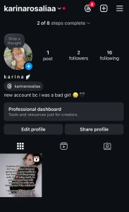 Instagram karinarosaliaa gonna try not to be such a fucking bad girl