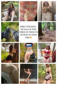 Risky vid bundle deal choose three of these videos for a discounted