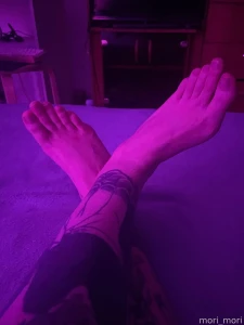Just my feet with long toes footfetish tattooed tattoo part 4