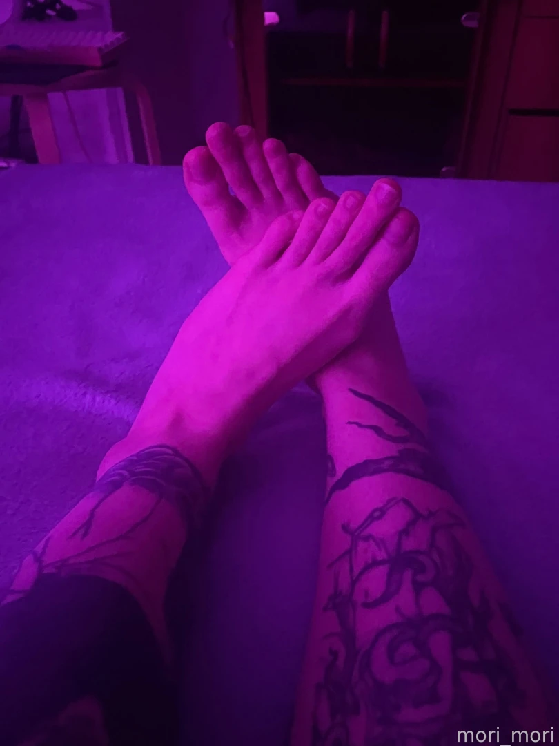 Just my feet with long toes footfetish tattooed tattoo part 3 