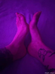Just my feet with long toes footfetish tattooed tattoo part 5