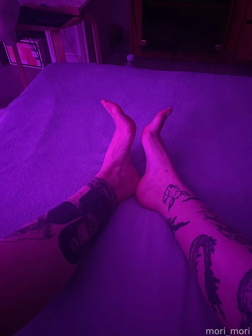 Just my feet with long toes footfetish tattooed tattoo part 7 