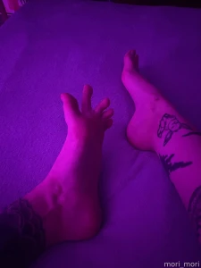 Just my feet with long toes footfetish tattooed tattoo