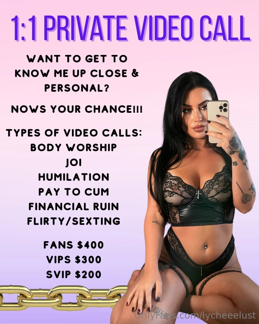 Let s get up close and personal now accepting video calls dm me if you 
