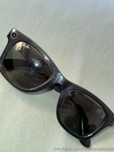 My man just got a pair of meta rayban glasses where he can record real