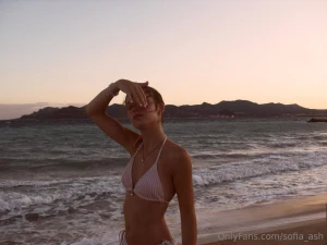 Beach day today the sand is warm the sky is blue and i feel like a