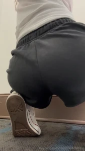 At my apartment gym with a hot older neighbor but he doesn t see me